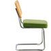 Elegant Rattan Dining Chair with Plush Velvet Cushions