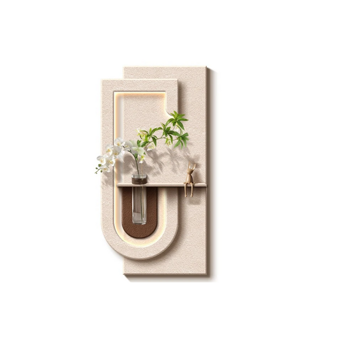 Decorative Corridor Wall Lamp with Adjustable Brightness
