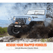 Electric Winch Steel Rope Wireless/Wired Remote for ATV UTV Jeep Truck SUV (Wired 907 kg) - FLUXA