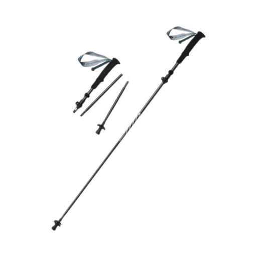 Trekking poles black 103-120cm carbon fiber folding hiking walking sticks for outdoor adventures