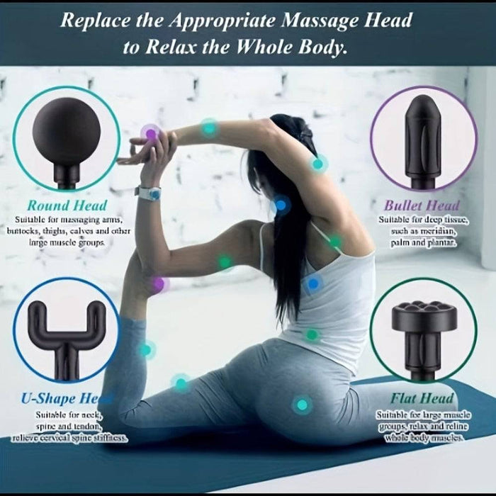 Designed for quiet operation and multiple speed levels for customized massage intensity