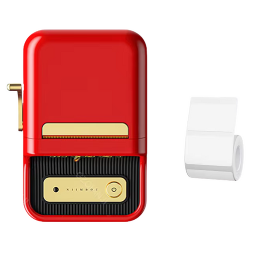 Portable B21 Red Handheld Thermal Label Printer for Wireless Printing