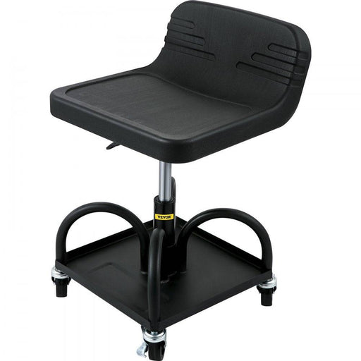 
Rolling Creeper Mechanic Stool with Tool Tray in Black Square