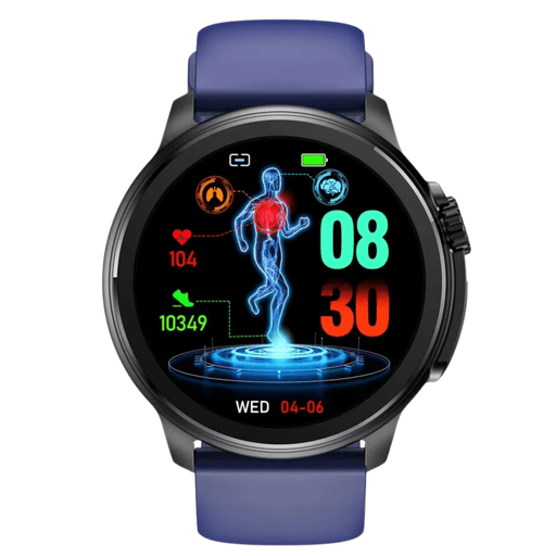 Smart Watch Waterproof Fitness Tracker Sleep Heart Rate Monitor for Men & Women (PURPLE) - FLUXA