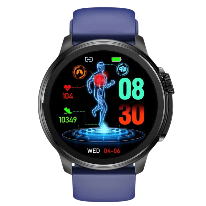 Smart Watch Waterproof Fitness Tracker Sleep Heart Rate Monitor for Men & Women (PURPLE) - FLUXA
