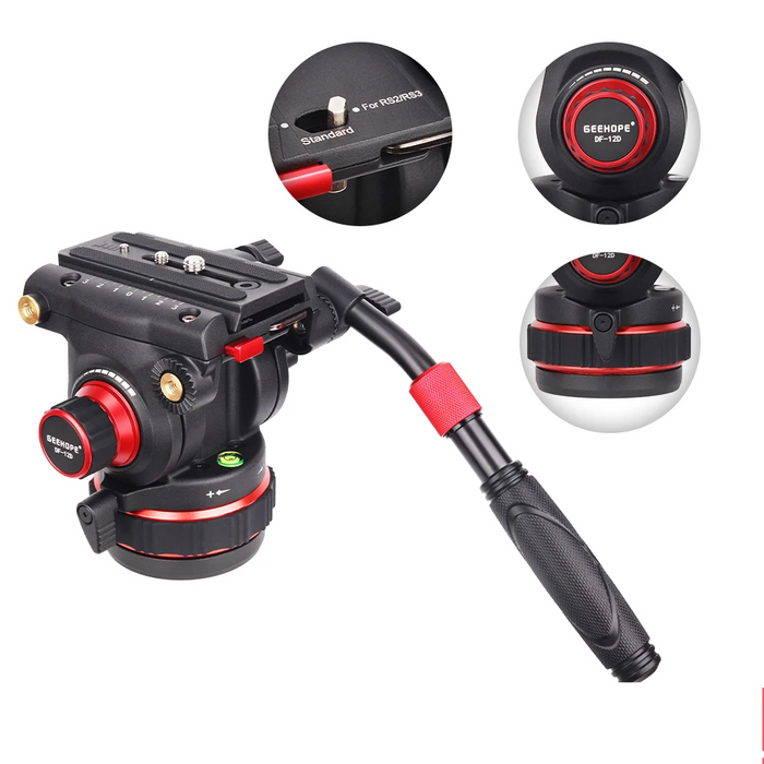 Professional Fluid Video Head for Tripod & DSLR