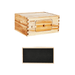Bee Hive Deep Box Starter Kit - 100% Beeswax Coated Cedar Wood, Langstroth Design with Transparent Acrylic (1109SC -  10 Frames) - A complete beekeeping starter kit with high-quality cedar wood and transparent acrylic