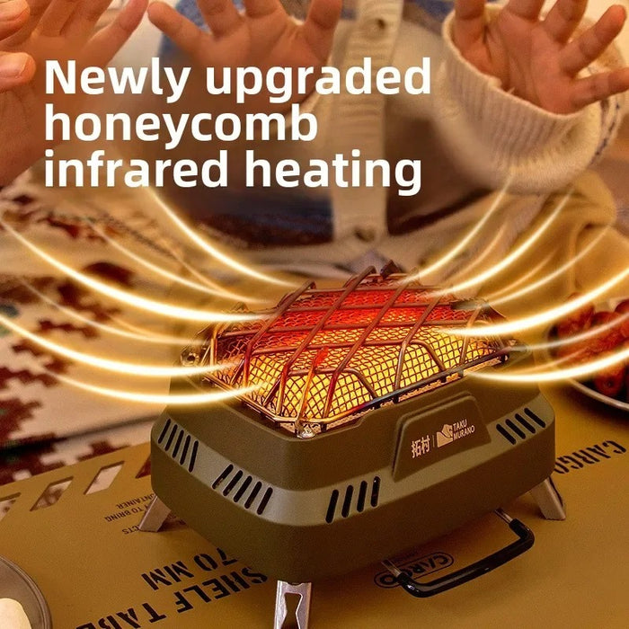 Compact Butane Stove for Outdoor Heating