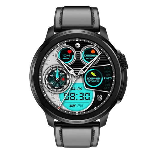 Smart Watch Waterproof Fitness Tracker Sleep Heart Rate Monitor for Men & Women (black) - FLUXA