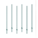 Set of 10 heavy duty metal fence posts for outdoor wire fencing