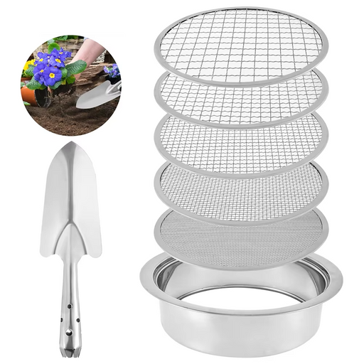  Durable and rust-resistant stainless steel sieve frame for long-term outdoor use 
