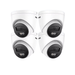 4K IP Outdoor Indoor Weatherproof Camera - 8MP POE Surveillance with Audio, Ultra HD Clarity, Weatherproof Design, Night Vision, AI Functions, Wide Dynamic Range, Built-in Microphone, Efficient Compression, Flexible Power Options, Durable Build, 70° Wide-Angle Lens