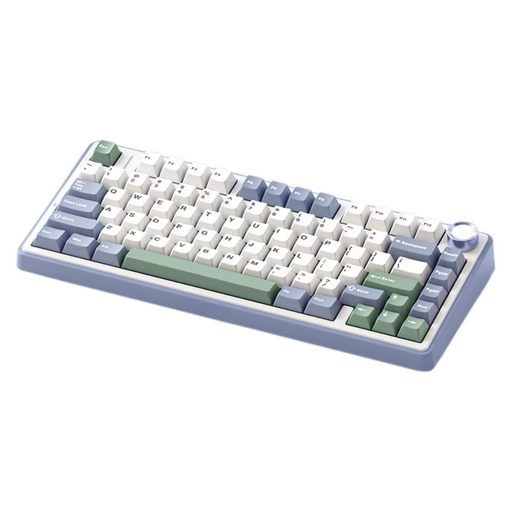 AULA F75 Gaming Mechanical Keyboard 75 Percent RGB Wireless Bluetooth Wired Cedar Green Reaper Axis