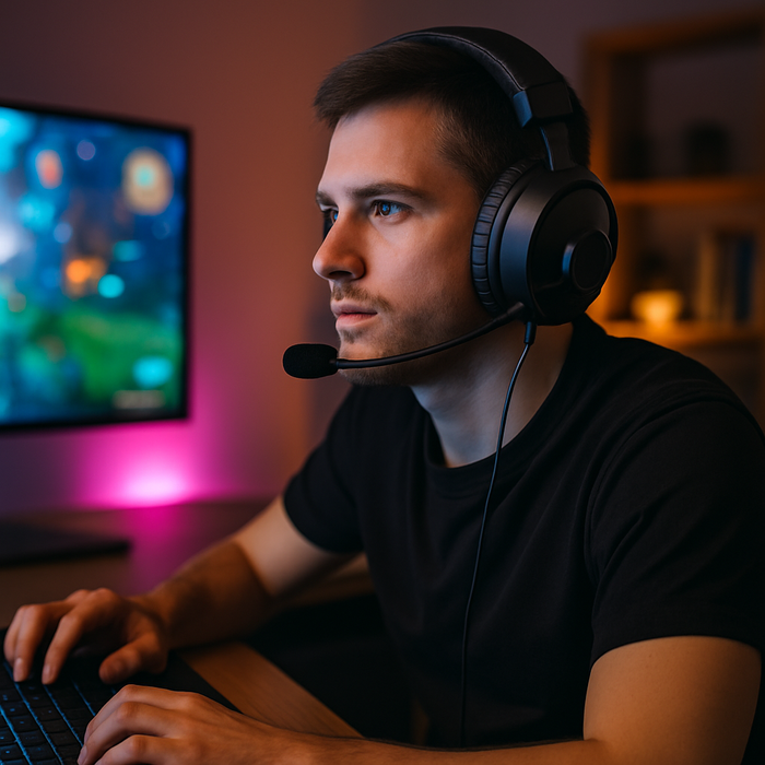 Pro Wireless Gaming Headset with with 7.1 Surround Sound