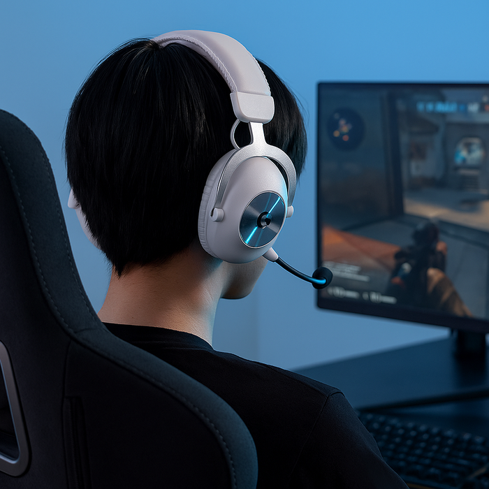 Tri Mode Bluetooth Gaming Headphones with Surround Sound