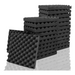 25cm Thick Soundproof Foam Black with Tapes for Acoustic Noise Insulation