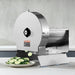 5 stainless steel blades for coarse shredding, fine shredding, slicing, wavy slicing, and grinding