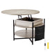 High-quality wood retro coffee table with durable construction