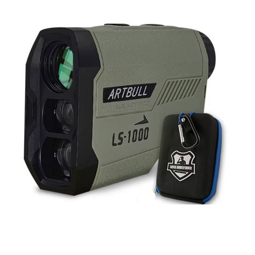 Golf Laser Rangefinder 1000M with Slope & Flag-Lock for accurate distance measurement on the golf course