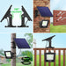 Two piece solar wall lamp with 2000LM brightness for outdoor use