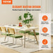 Package of 4 Green Rattan Dining Chairs with Instruction Guide