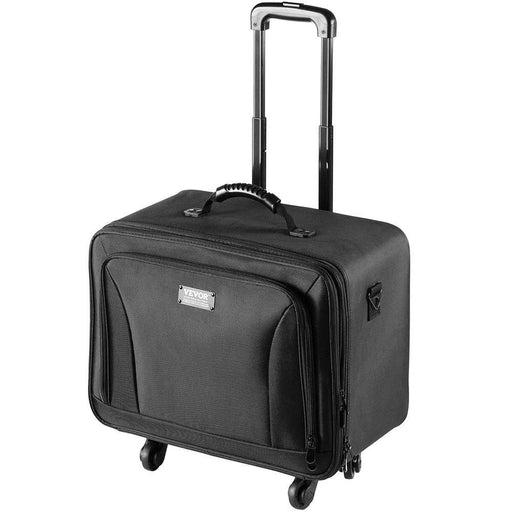 
Rolling Makeup Train Case with Large Storage Compartments and Heat-Insulating Layer