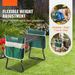 Conveniently Foldable Garden Kneeler and Seat for Easy Storage