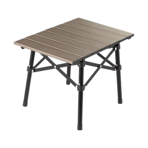 Champagne aluminum alloy folding table for outdoor camping and picnics