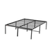Sturdy full metal bed frame platform with reinforced steel tubing