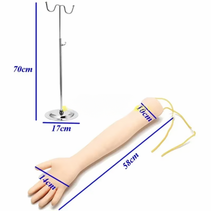 Nurse Training Injection Blood Drawing Arm Kit - Phlebotomy, IV Infusion, Venipuncture Practice