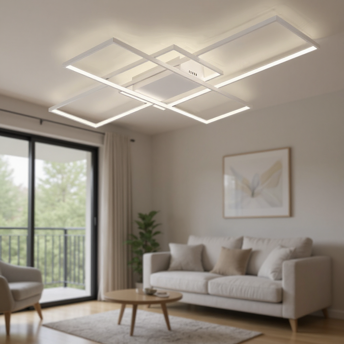Modern 105cm Smart LED Ceiling Light with Alexa