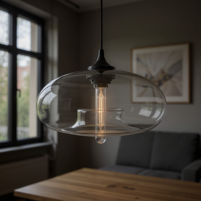 Nordic Modern Loft Glass Pendant Lamp