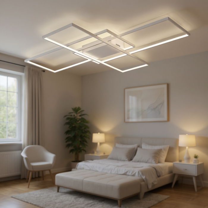 Modern 105cm Smart LED Ceiling Light with Alexa