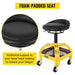  Rolling Mechanic Stool with 76 cm Diameter Casters and Brakes 